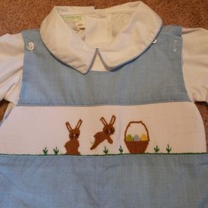 Smocked Lolly Wolly Doodle Easter  Jon Jon